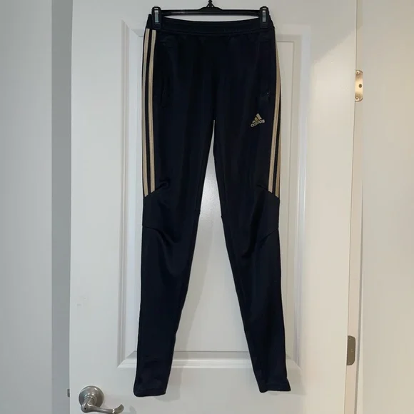 Adidas black and gold trio soccer pants ⚽️ - Picture 2 of 6